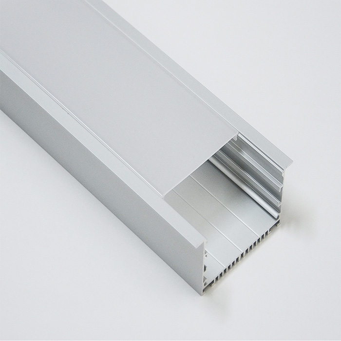 HL-A020 Aluminum Profile - Inner Width 63.9mm(2.51inch) - LED Strip Anodizing Extrusion Channel HL-A020 Aluminum Profile - Inner Width 63.9mm(2.51inch) - LED Strip Anodizing Extrusion Channel